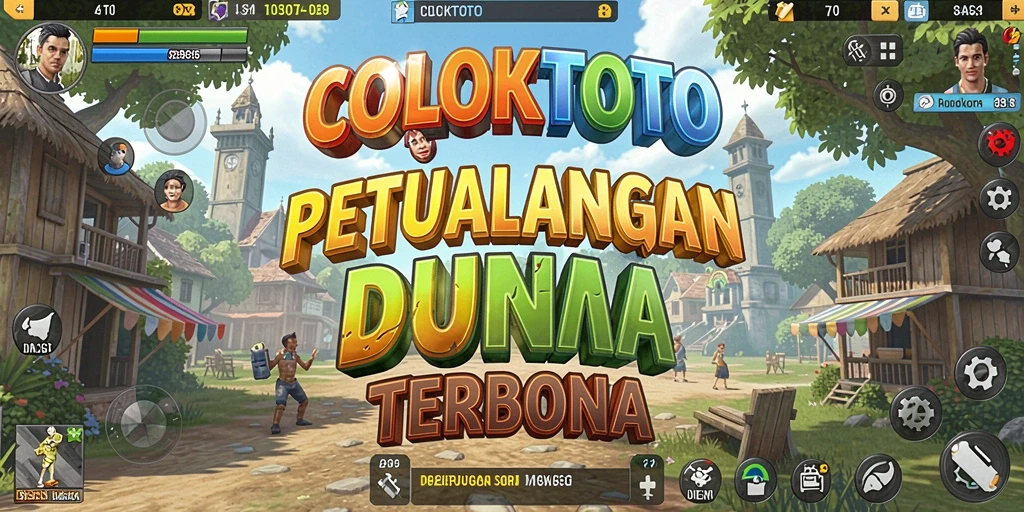 Tangkapan layar COLOKTOTO menampilkan aksi seru dalam dunia terbuka.