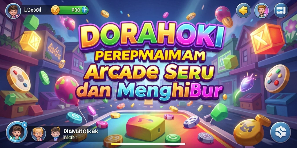 Tampilan gameplay seru di DORAHOKI dengan berbagai tantangan.