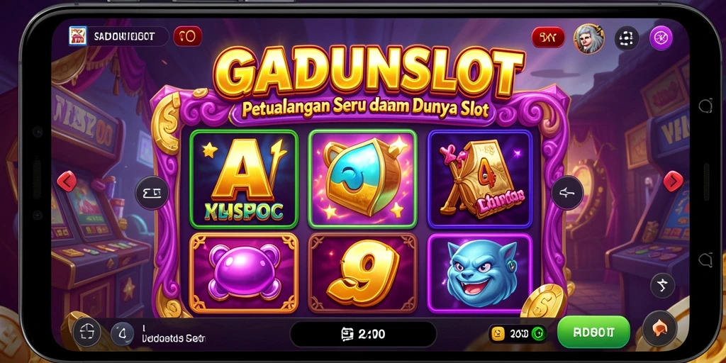 Screenshot GADUNSLOT menampilkan gameplay penuh aksi dan petualangan menarik.
