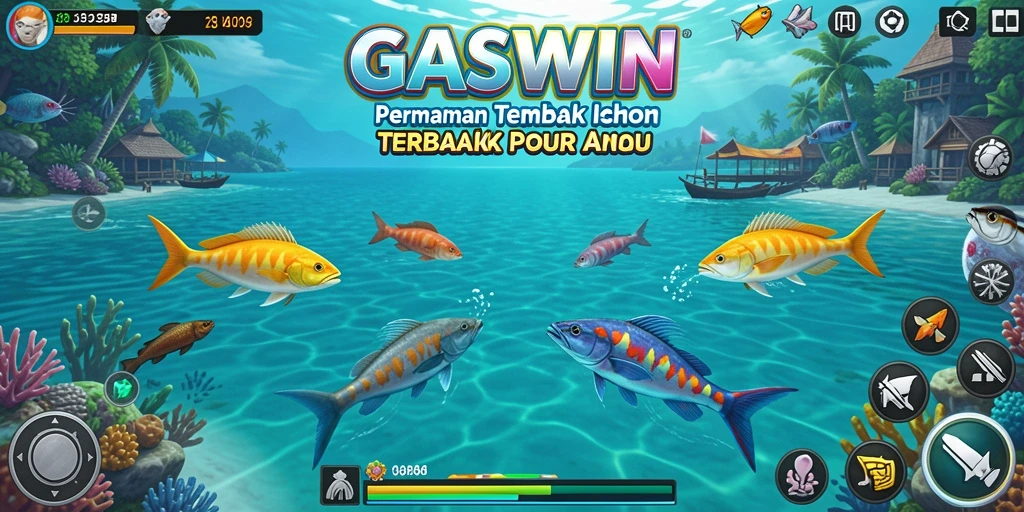 Gameplay seru Tembak Ikan di GASWIN dengan aksi yang menegangkan.