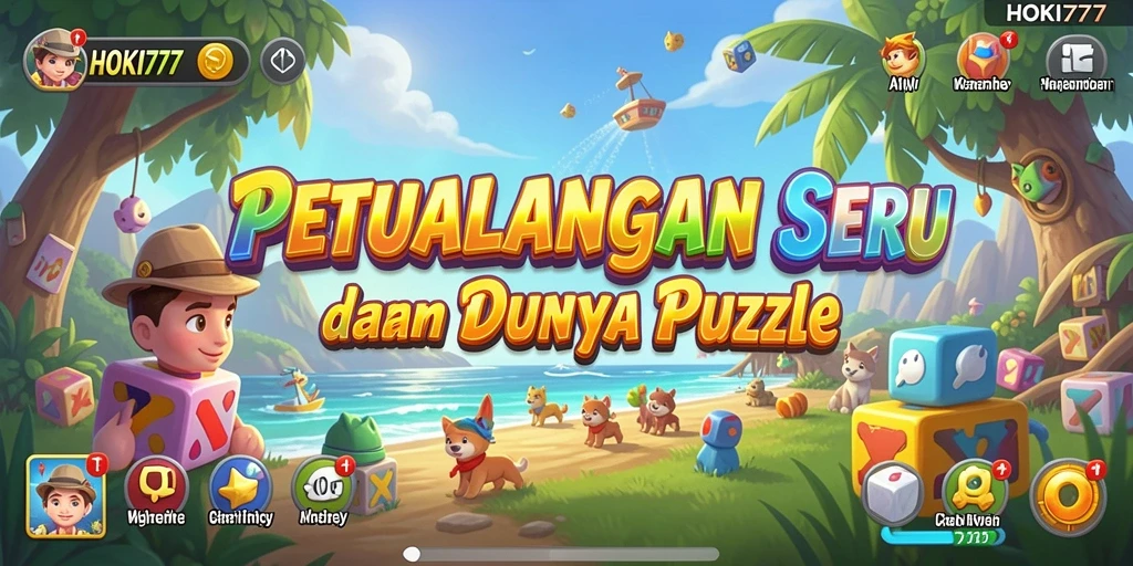 Gameplay HOKI777 yang seru dengan tantangan Puzzle menanti Anda.