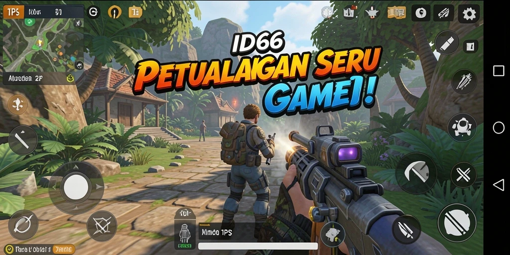 Tampilkan aksi seru dari gameplay TPS ID66.