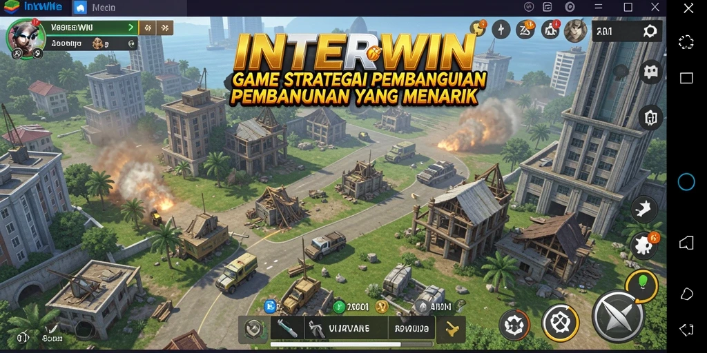 Tampilan gameplay interaktif mendebarkan dari INTERWIN.