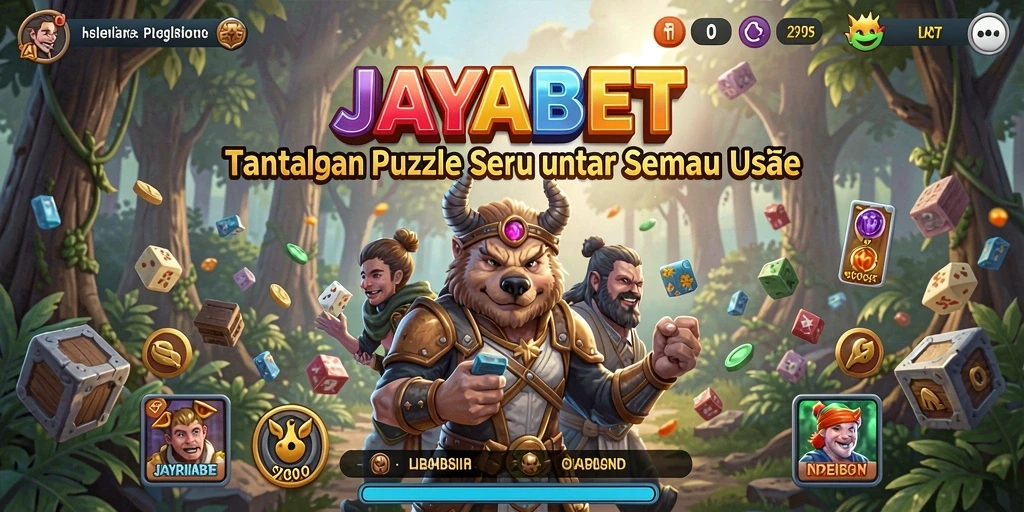 Gameplay JAYABET dengan tantangan Puzzle yang menarik.