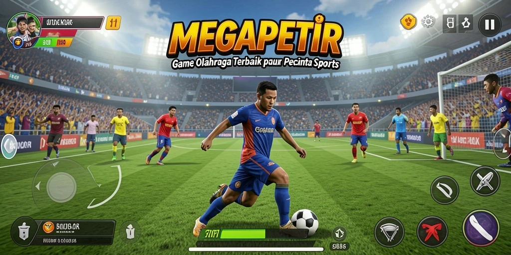 Gameplay seru di MEGAPETIR dengan berbagai cabang olahraga.