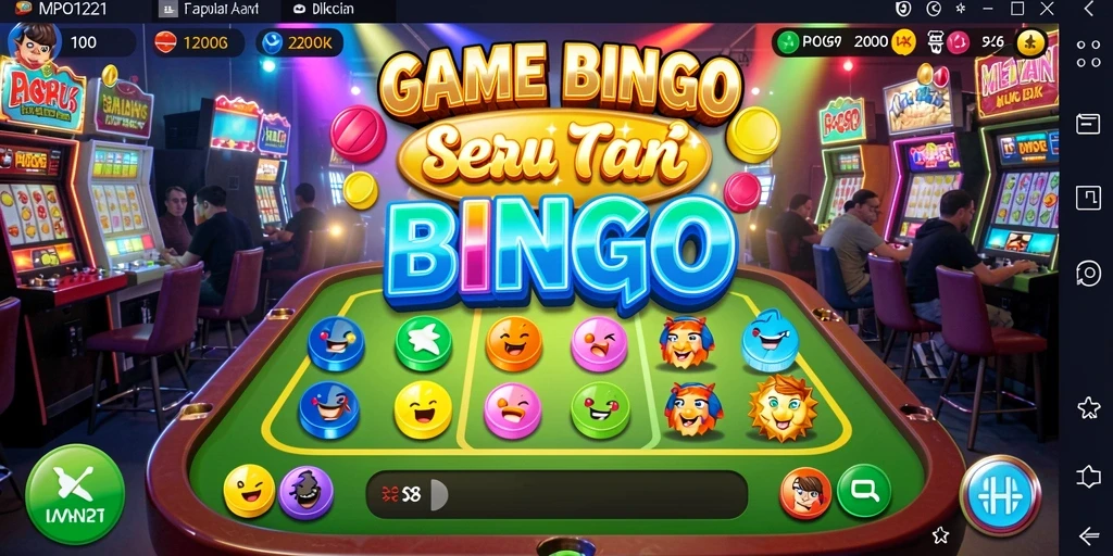 Tampilan menarik dari gameplay MPO1221 yang penuh warna.