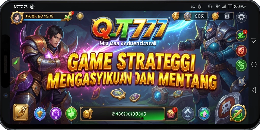 Tampilan gameplay QT777 yang seru dan penuh strategi.