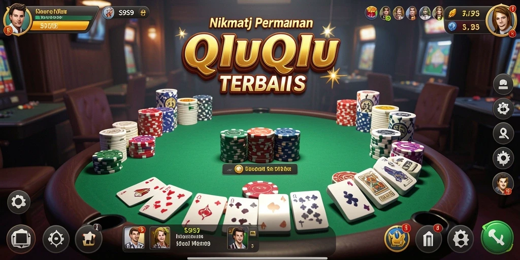 Tampilan gameplay QiuQiu yang menarik dan interaktif.