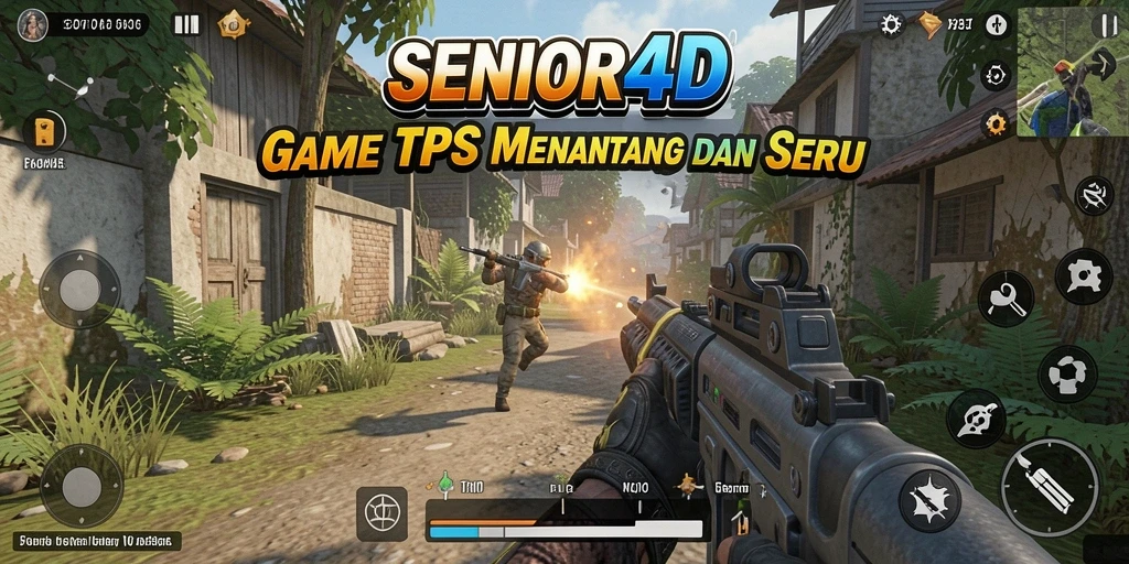 Tampilan gameplay SERU di SENIOR4D dengan aksi menegangkan dan grafis menawan.