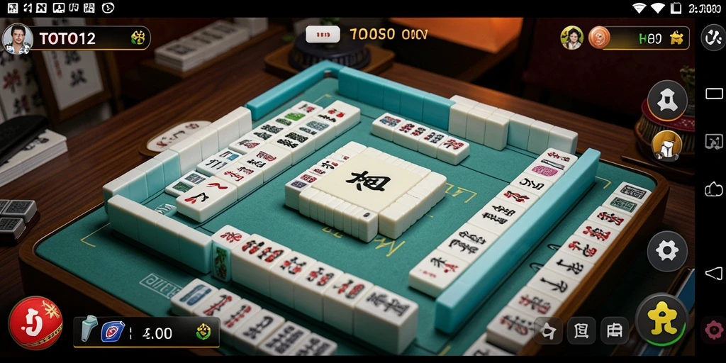 Tampilan gameplay seru dan menarik di TOTO12 Mahjong.