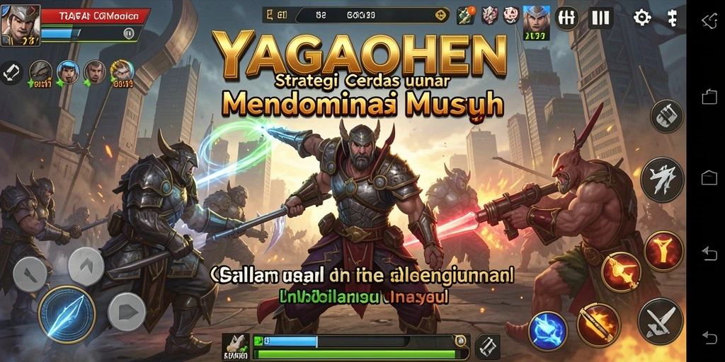 Tampilan gameplay YAGAOHEN yang menegangkan dan penuh strategi.